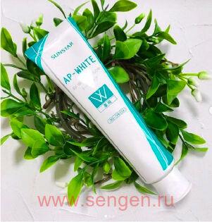 Зубная паста SUNSTAR AP-White Floral Mint, комплексного действия «Пять в одном», со вкусом цветочной мяты, 110г.