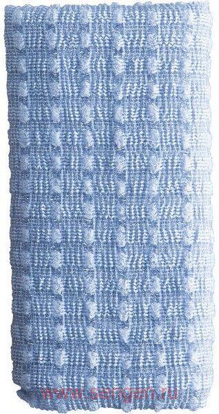 Массажная мочалка AISEN Foam Holic жесткая, серебристая, 28Х100см.