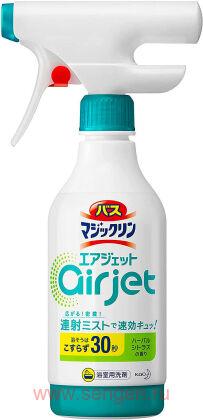 Чистящая спрей-пенка экспресс-действия для ванной комнаты KAO Bath Magiclean Air Jet Herbal Citrus, с функцией длительного распыления, с ароматом травяного цитруса, 430мл.