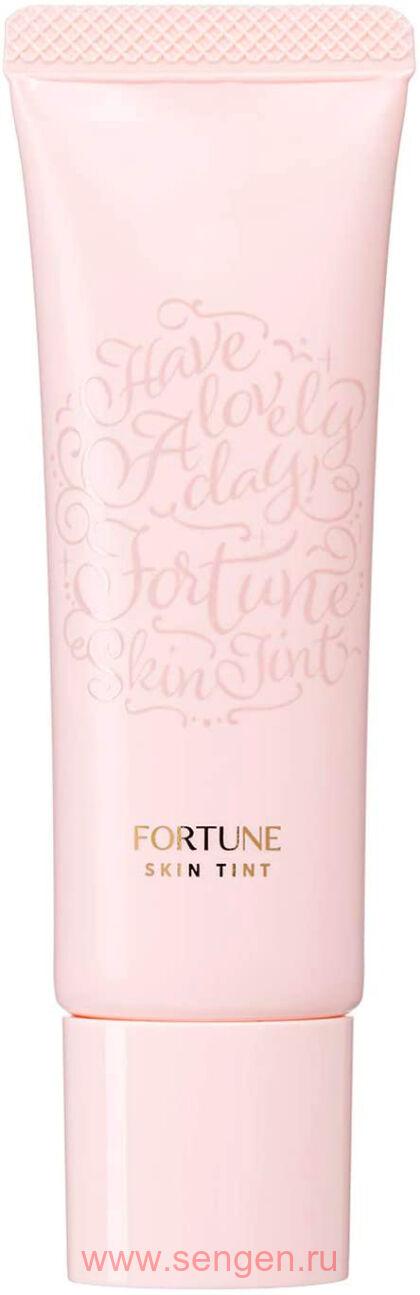Устойчивая увлажняющая основа под макияж KOSE Fortune Serum Tint Tone Up Primer 02, тон: розово-бежевый, 30г.
