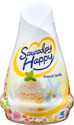 Освежитель воздуха для комнаты KOBAYASHI Sawaday Happy French Vanilla, с ароматом французской ванили, 120г.
