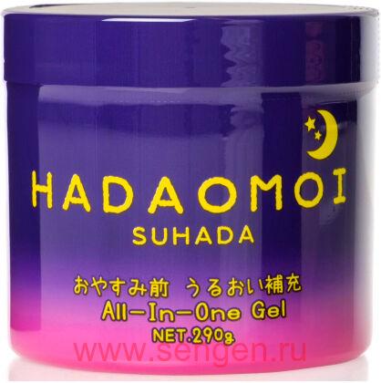 Ночной увлажняющий и питательный гель для лица и тела HADAOMOI SUHADA, с концентратом стволовых клеток человека, 290г.