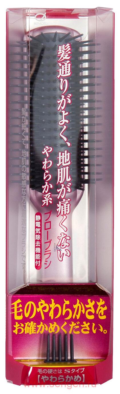 Мягкая щетка IKEMOTO Fairfee Styling Brush, для укладки волос.