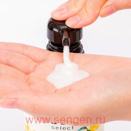 Жидкое мыло для тела KOSE Softymo Natu Savon Body Wash Yuzu & Honey, с натуральными ингредиентами, с ароматом мяты, юдзу и меда, 500мл.