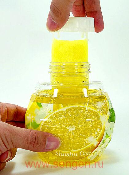 Жидкий дезодорант для туалета KOBAYASHI Shoshugen for Toilet Fresh Lemon, с ароматом лимона, 400мл.