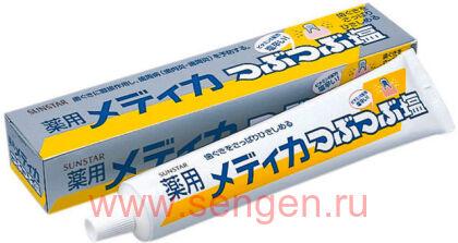 Зубная паста SUNSTAR Medica Salt, для профилактики болезней дёсен, с содержанием кристаллической соли и витамина Е, с пряно-мятным ароматом, 170г.