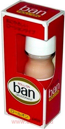 Концентрированный роликовый дезодорант LION Ban Roll On, с цветочным ароматом, 30мл.