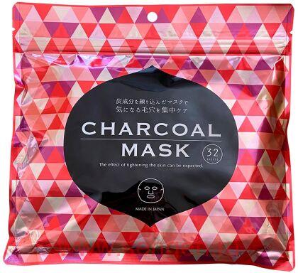 Маски для лица SPC Chacroal Face Mask, ежедневные, с древесным углем (комплект из 32 масок).