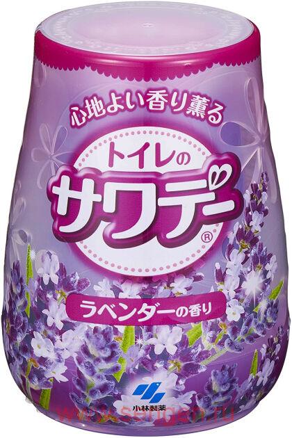 Гелевый дезодорант для туалета KOBAYASHI Sawaday for Toilet, с ароматом лаванды, 140г.