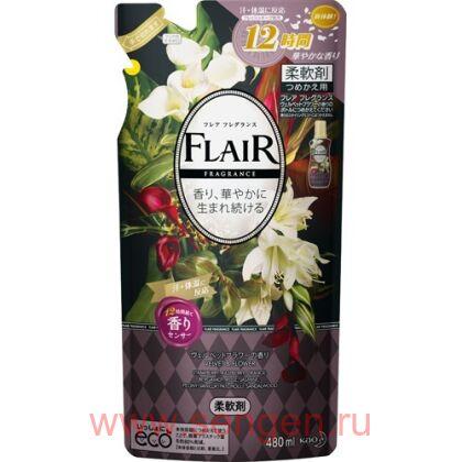 Кондиционер-смягчитель для белья КАО Flaire Fragrance Sweet & Spice (аромат цветов и специй), 480мл.