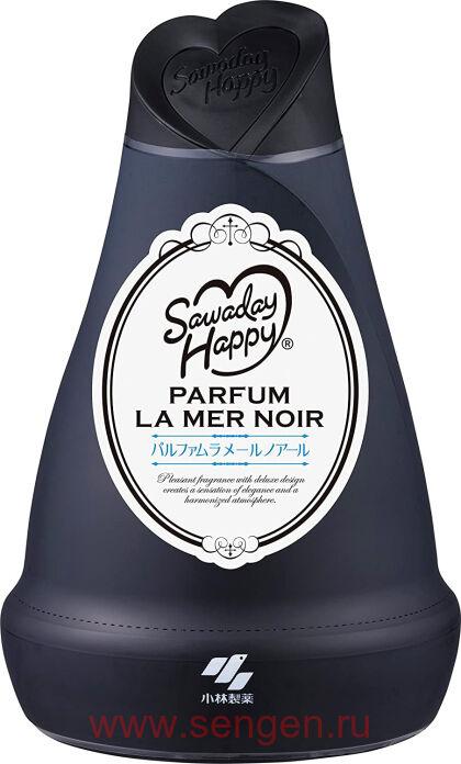 Освежитель воздуха для комнаты KOBAYASHI Sawaday Happy Parfum La Mer Noir, со свежим ароматом цветов и моря, 150г.