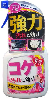 Чистящее средство для кухни YUWA Home Care Series Burnt Dirt Clean, против пригоревших загрязнений, спрей, 400мл.