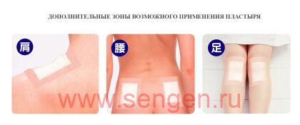 Шлаковыводящий пластырь для ног TO-PLAN Sap Sheet Chinese Herbs с бамбуковым уксусом и сбором китайских трав, 30шт.