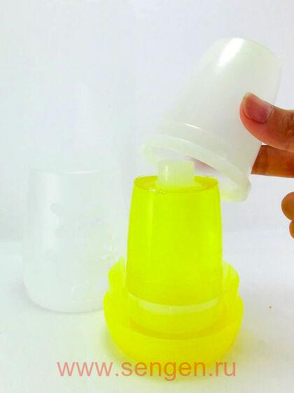 Гелевый дезодорант для туалета KOBAYASHI Sawaday for Toilet Lemon, с ароматом лимона, 140г.