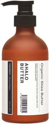 Увлажняющий и восстанавливающий бальзам-ополаскиватель для волос AHALO BUTTER Moist&Repair Treatment, с органическими маслами и керамидами, 450мл.