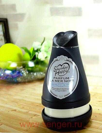 Освежитель воздуха для комнаты KOBAYASHI Sawaday Happy Parfum La Mer Noir, со свежим ароматом цветов и моря, 150г.