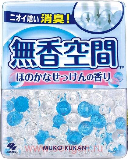 Желеобразный нейтрализатор запаха для комнаты KOBAYASHI Muko-Kukan, с легким ароматом свежести, 315г.