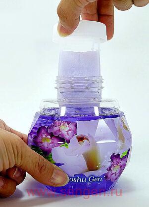 Жидкий дезодорант для туалета KOBAYASHI Shoshugen for Toilet Relaxing Aroma, с успокаивающим цветочным ароматом, 400мл.