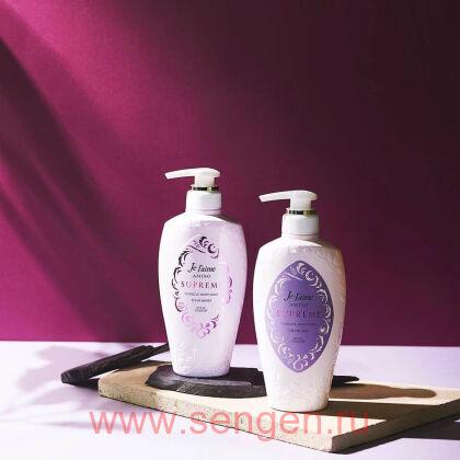 Увлажняющий шампунь для поврежденных волос KOSE Je l’aime Amino Supreme Cashmere, с нежным ароматом розы и жасмина, 500мл.