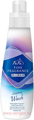 Жидкое средство для стирки NS FAFA JAPAN Fine Fragrance Layering Wash, антибактериальное, с ароматом мыла и освежающими нотками цитрусов и цветов, бутылка с колпачком-дозатором, 600г.