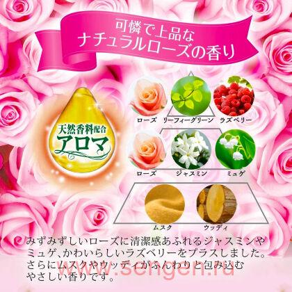 Ежедневные гигиенические прокладки KOBAYASHI Sarasaty, 100% хлопок, с ароматом розы, 56шт.