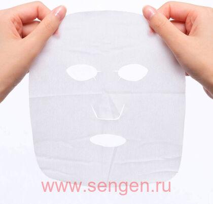 Маска KOSE Clear Turn Babyish Morning Care Mask, для утреннего ухода за кожей лица, с коллагеном и гиалуроновой кислотой, 7шт.