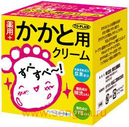 Крем для ног смягчающий и увлажняющий TO-PLAN Heel Cream, с экстрактом японского бамбука, скваланом и маслом жожоба, с ароматом ментола, банка 110г.