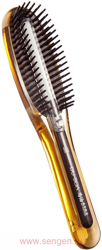 Щетка для поврежденных волос Ikemoto Du-Boa Horse Oil Damage Care Brush, с лошадиным маслом.