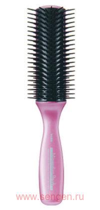 Щетка массажная VeSS Mineralion Brush Large, для сухих, ослабленных волос, с минералами горных пород, большая, розовая.