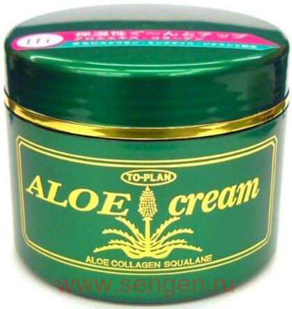 Крем для лица TO-PLAN Aloe Cream, с экстрактом алоэ, коллагеном и скваланом, 220г.
