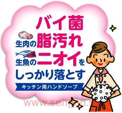 Кухонное антибактериальное мыло-пенка для рук LION KireiKirei Kitchen, с маслом цитрусовых, помпа, 230мл.