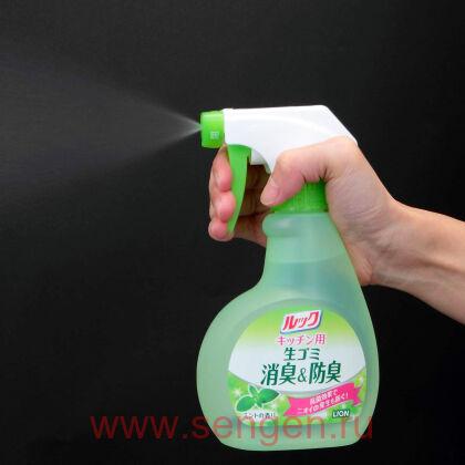 Антибактериальный дезинфицирующий спрей для кухни LION Look For Kitchen, c ароматом мяты, 300мл.