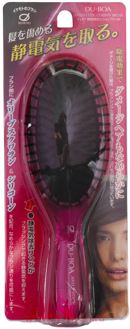 Щетка для волос IKEMOTO Static Electricity Removal Cushion Brush, антистатическая.