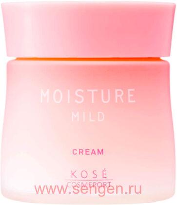 Интенсивно увлажняющий крем KOSE Moisture Mild Cream, с гиалуроновой кислотой и коллагеном, 60г.
