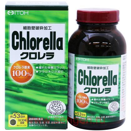 Хлорелла ITOH Chlorella, 1600 таблеток на 53~55 дней.