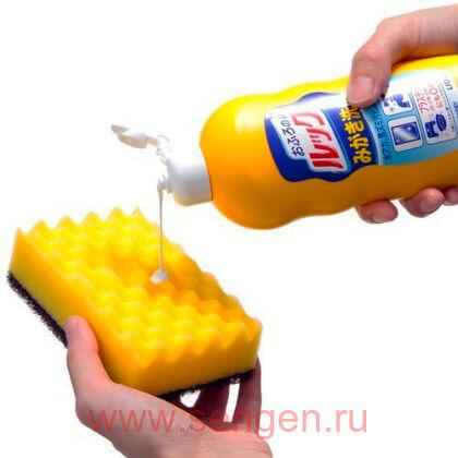 Чистящее и полирующее средство для ванной комнаты LION Look Shine Wash, с ароматом цитрусовых, 400г.