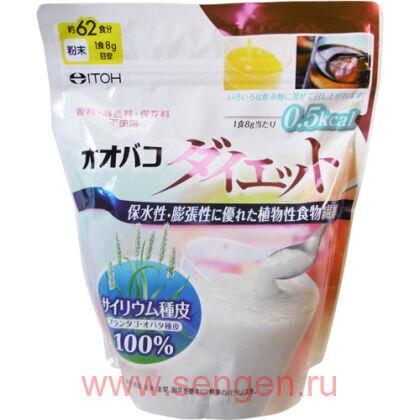 Подорожник диета ITOH PSYLLIUM DIET, 500 грамм, на 31-62 дней приёма.