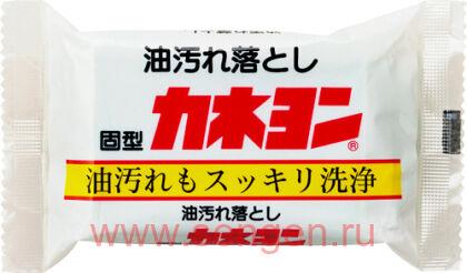 Хозяйственное мыло KANEYO SOAP Kaneyon Oil Stain Remover, для удаления масляных пятен с одежды, с ароматом мяты, 110г.