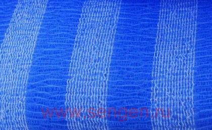 Мочалка для тела OHE Nylon Towel Super Long сверхжесткая, синяя, размер 28Х120см.