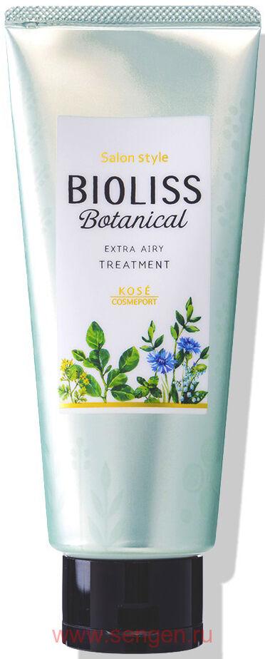 Маска для придания объема волосам KOSE Bioliss Botanical Extra Airy, на основе натуральных и растительных ингредиентов, с ароматом свежих трав и цитрусовых, 200г.