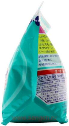 Концентрированный стиральный порошок KAO Attack Highly Active Bio Power, с комплексом активных биоэнзимов, с нежным цветочным ароматом, запасной блок, 810г.