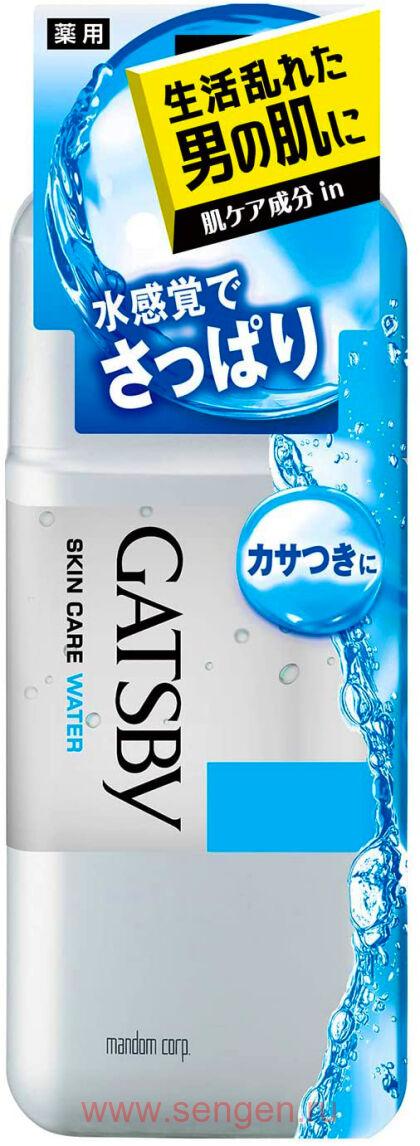 Лечебный увлажняющий лосьон MANDOM Gatsby Skin Care Water, для ухода за кожей лица, с освежающим цитрусовым ароматом, 170мл.