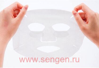 Тканевая маска для лица KOSE Clear Turn Firmness Japanese Rice Mask EX, против сухости кожи, с экстрактом японского риса, 40шт.