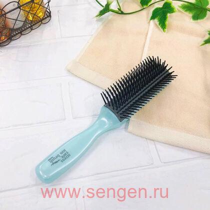 Массажная щетка VeSS Stress Care Ion Brush, для ухода за поврежденными волосами, с отрицательными ионами.