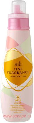 Парфюмированный кондиционер-ополаскиватель для белья NS FAFA JAPAN Fine Fragrance Amour, с цветочно-шипровым ароматом, 600мл.