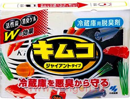 Желеобразный дезодорант KOBAYASHI Kimco Giant Refrigerator Deodorizer, с древесным углем для основной камеры больших холодильников, 162г.