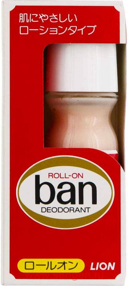 Концентрированный роликовый дезодорант LION Ban Roll On, с цветочным ароматом, 30мл.