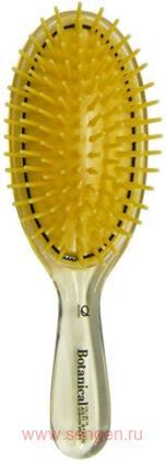 Щетка для ухода за поврежденными волосами IKEMOTO Botanical Amani Oil, с маслом льна, с антистатическим эффектом, 1шт.