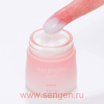Интенсивно увлажняющий крем KOSE Moisture Mild Cream, с гиалуроновой кислотой и коллагеном, 60г.