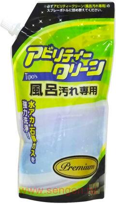 Чистящая пена для ванны YUWA Ability Clean Premium for Bath Stains, с дезинфицирующим эффектом, мягкая упаковка, 500мл.